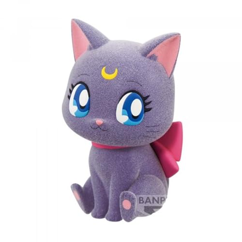 Banpresto BP88595P Fluffy Puffy Mond Figur, Pretty Guardian Sailor Moon Cosmos The Movie, Big Ribbon Ver. 7 cm, mehrfarbig von Banpresto