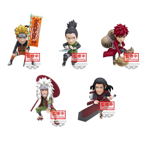 Banpresto BP88708P Naruto World Collectable Vol.1 Actionfigur, 7 cm, Mehrfarbig von Banpresto