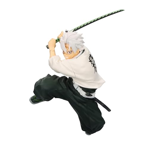 Banpresto BP89361P Sanemi Shinazugawa Demon Slayer: Kimetsu No Yaiba, Vibration Stars, 14 cm, Mehrfarbig von Banpresto