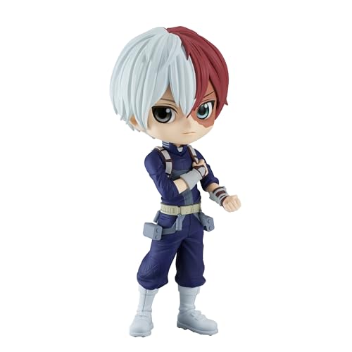 Banpresto BP89363P Figur Q Posket Shoto Todoroki II My Hero Academia, 14 cm, Mehrfarbig von Banpresto