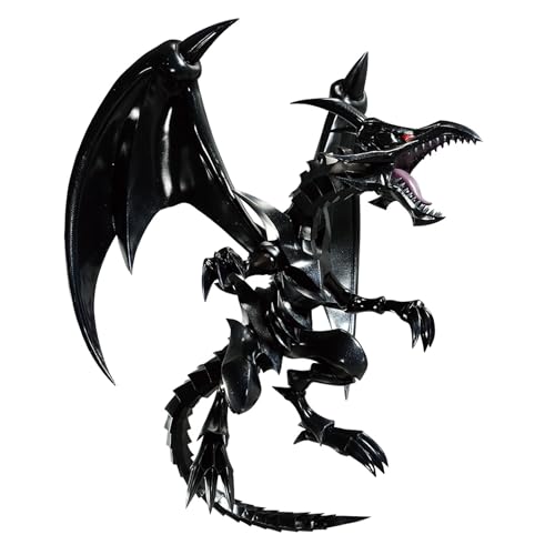 Banpresto BP89369P Yu-Gi-Oh! Duel Monsters Actionfigur Drache, schwarz, rote Augen, 11 cm, Mehrfarbig von Banpresto