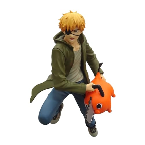 Banpresto Denji & Pochita Chainsaw Man Actionfigur, Vibration Stars, 14 cm, Mehrfarbig, BP89276P von Banpresto