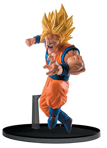 BANPRESTO Dragon Ball Super Saiyan 2 Goku-Figur, 13 cm, Scultures Big Budoukai 6, Band 4 von Banpresto