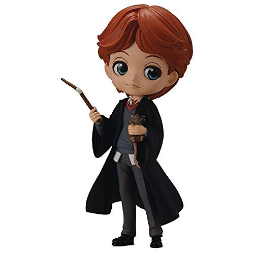 Banpresto Q Posket: Harry Potter - Ron Weasley with Scabbers Figure (14cm) (16650) von Banpresto