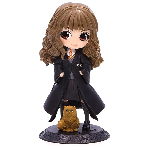 Banpresto - Q Posket - Wizarding World Harry Potter - Sammelfigur Hermine Granger mit Krummbein (Crookshanks) 14 cm - BP16651P von Banpresto