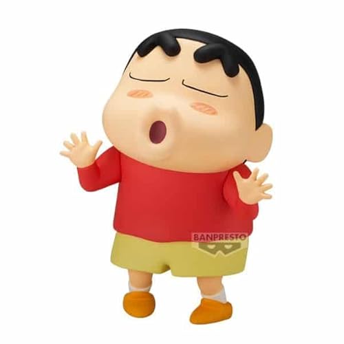 Banpresto Shinnosuke Nohara Doki Ga Mune Mune Crayon Sinflan Sammelfigur - Big Sofvimates, 18 cm, Mehrfarbig, BP29034P, optimal für Anime-Fans von Banpresto