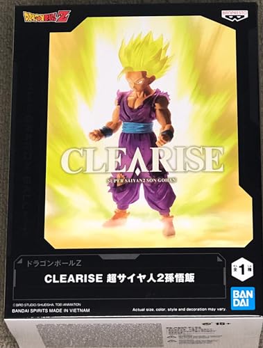 Banpresto Son Gohan Super Saiyan 2 - Dragon Ball Z - Clearise 15 cm BP18943 Mehrfarbig, M von Banpresto