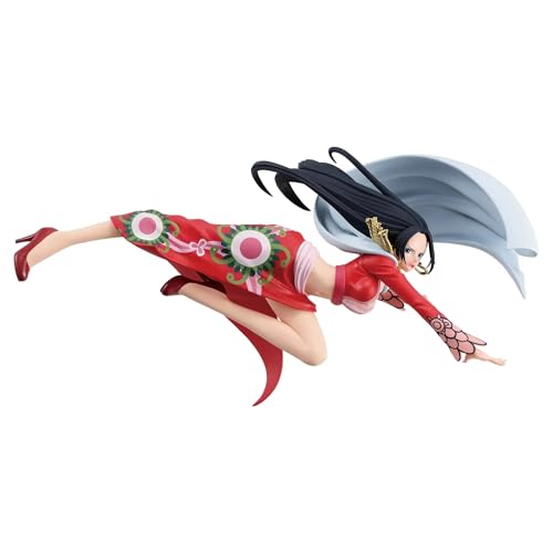 Boa Hancock One Piece Statue Sammelfigur - Battle Record Collection 17 cm, Mehrfarbig - Japanische Version von Banpresto