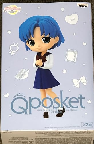 Banpresto Q Posket Sailor Moon Ami Mizuno, 14 cm, BP17748, no Color von Banpresto