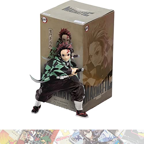 The Tanjiro Kamado: 18cm Maximatic Statue Figurine Bundle with 1 D.B. Theme Compatible Trading Card (18196) von Banpresto