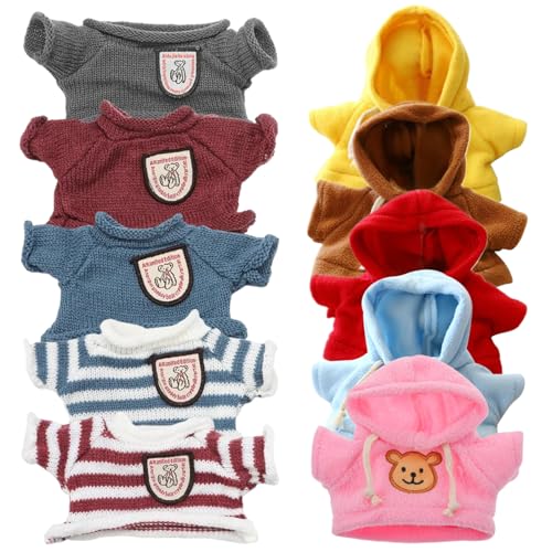 Banziaju Bärenkleidung, 10 Prozent gefüllte Tierkleidung, weicher Teddybärenpullover, lustige Kleidung für gefüllte Tiere 6-8 Zoll Bärenspielzeug, Teddybärenkleidung von Banziaju