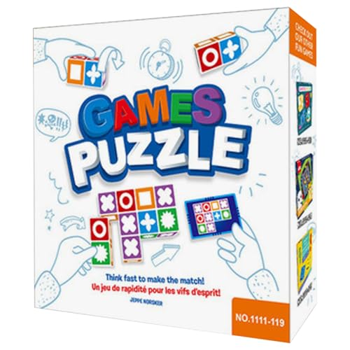 Banziaju Match -Puzzle -Spiel, logische Denkmuster -Block -Puzzle -Spiele für Kindergeschenke, interaktive Brettspiele für die frühkindliche Entwicklung, Brettspiele von Banziaju