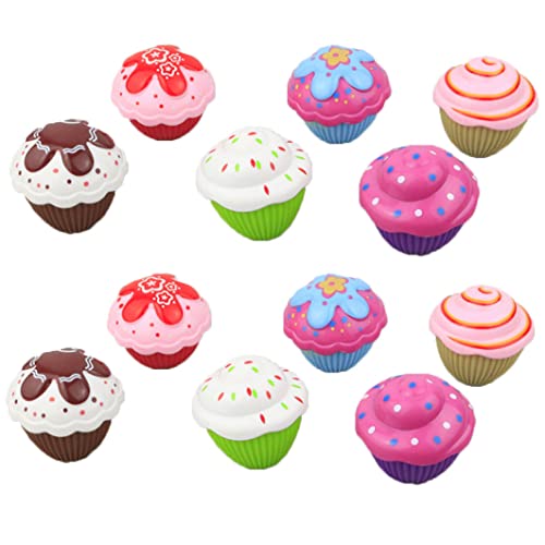 Banziaju Spielzeugkuchen, Kuchen Puppenspielzeug überraschen Cupcake Prinzessin Doll Spielzeug Mini Schöne Kuchenspielzeugset für Kinder 1PC, Spielen Sie Essen von Banziaju