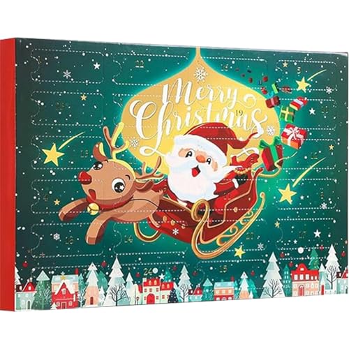 Banziaju Weihnachtsab Adventskalender 2024,1 Set Christmas Socken Adventskalender 24 Tage Socken Adventskalender mit 24 Stück lustigen und farbenfrohen Socken mit Weihnachtsfeiern für Urlaubskalender von Banziaju