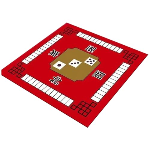 Mahjong Table Mat Mahjong Mat Anti-Schlupf Mahjong Table Matte 31.5x31.5 '' Rauschreduktion Mahjong Matte für Tischkleidung-resistente Mahjong-Spielmatte für Party-Poker, Karte, Familienbrettspiele r von Banziaju