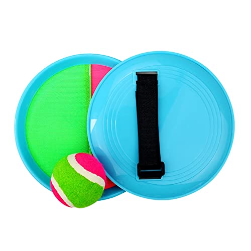 Throw and Catch Ball Game Toss und Catch Ball Set für Beach Catch Game Throw and Catch Ball Game mit 3 Paddles 6 Bällen für Sommerspielspiele für Sommer Beach Games von Banziaju