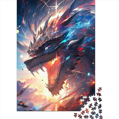 1000-teiliges Anime-Puzzle Cyberdragon für Erwachsene, Puzzle für Erwachsene und Jugendliche ab 12 Jahren, Geburtstagsgeschenk, 1000 Teile (75 x 50 cm) < von BaoFFF