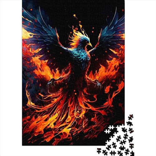 1000-teiliges Phoenix33-Puzzle für Erwachsene Teenager, Holzpuzzles für Erwachsene, Lernspielzeug, Geburtstagsgeschenk, 1000 Stück (75 x 50 cm) von BaoFFF