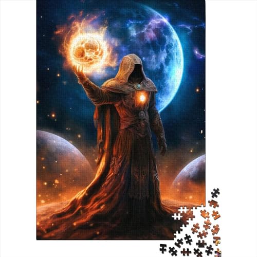 1000-teiliges Puzzle „Mysterious Guardian“ für Erwachsene Teenager, Holzpuzzle, Puzzles für Erwachsene, Lernspiel, Herausforderung, Spielzeug, Geburtstagsgeschenk, 1000 Stück (75 x 50 cm) von BaoFFF