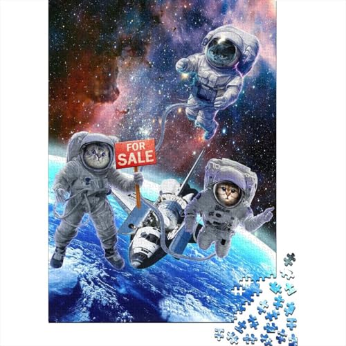 1000-teiliges Puzzle „Space Shuttle, Puzzle aus Holz, Familienaktivitätsgeschenke, 1000 Teile (75 x 50 cm) von BaoFFF