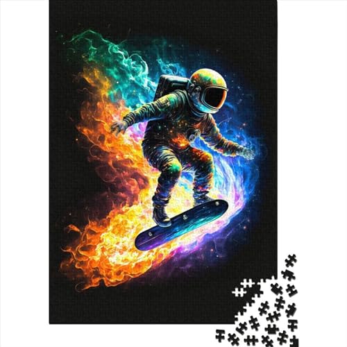 1000-teiliges Puzzle für Erwachsene, Astro ON FIRE1, quadratisches Puzzle für Erwachsene und Holzpuzzle, Heimdekoration, 1000 Teile (75 x 50 cm) von BaoFFF