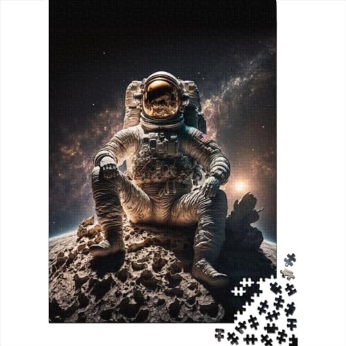 300-teiliges Puzzle „Kosmische Kontemplation“, quadratische Puzzles für Erwachsene und Holzpuzzles, Familienaktivität, 300 Teile (40 x 28 cm) von BaoFFF