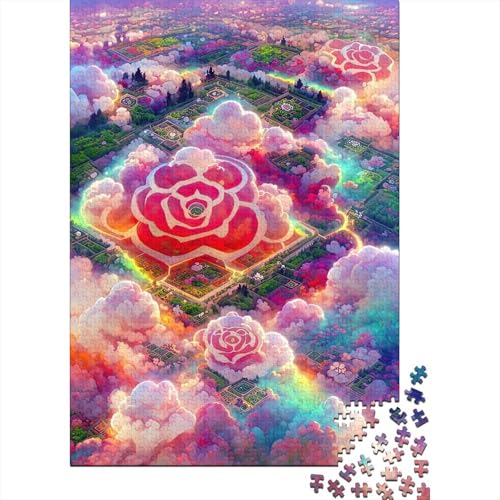 300-teiliges Puzzle „Morgenspaziergang“, kreatives quadratisches Puzzle für Erwachsene und Holzpuzzle, Spielzeug, Denkspiel, 300 Teile (40 x 28 cm) von BaoFFF