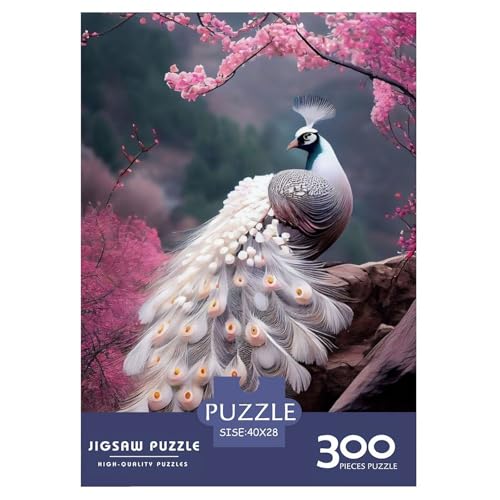 300-teiliges Puzzle mit Tierkunst und Vogelmotiv für Erwachsene, schwierige Puzzles, Holzpuzzles, Lernspiel für Erwachsene Teenager, 300 Stück (40 x 28 cm) von BaoFFF