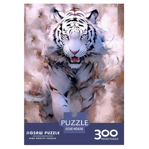 300-teiliges Puzzle mit Tiermotiv, Tiger-Motiv, Holzpuzzle für Erwachsene, Familienunterhaltungsspielzeug, 300 Teile (40 x 28 cm) von BaoFFF