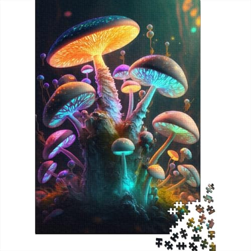 300-teiliges Puzzle mit kosmischen Pilzen für Erwachsene, Puzzles, Lernspielzeug, 300 Stück (40 x 28 cm) von BaoFFF