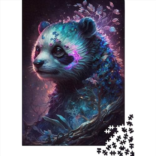 500-teiliges Panda-Mythologie-Puzzle für Erwachsene, Holzbrett-Puzzle, lustige Puzzle-Spiele, Geburtstagsgeschenk, 500 Teile (52 x 38 cm) von BaoFFF