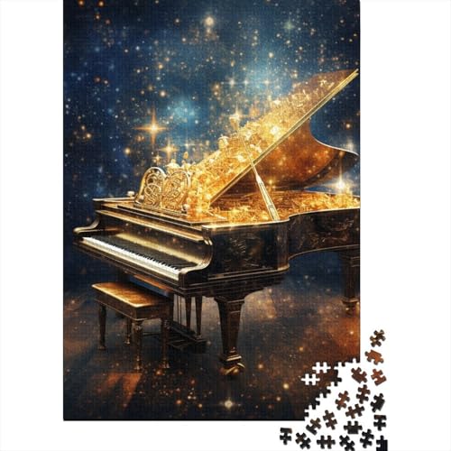 Art Star Piano-Puzzle 1000 Teile für Erwachsene, 1000-teiliges Puzzle, Familienaktivitäts-Puzzle, Lernspiele, 1000 Teile (75 x 50 cm) von BaoFFF