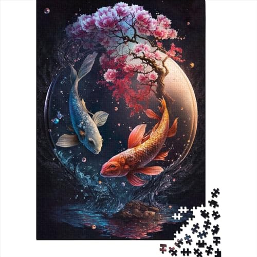 Eine Yin- und Yang-Reise V2, Puzzle für Erwachsene und Jugendliche, 300 Teile, Puzzle für Erwachsene, nachhaltiges Puzzle für Erwachsene | Spiele, 300 Teile (40 x 28 cm) von BaoFFF