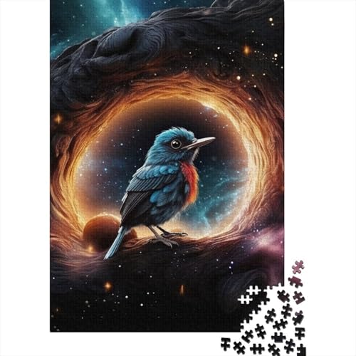 Fantasy Crow Puzzle 300 Teile Puzzle für Erwachsene Teenager Holzpuzzle Spielzeugspiel Entdecken Sie Kreativität und Problemlösung 300 Teile (40x28cm) von BaoFFF