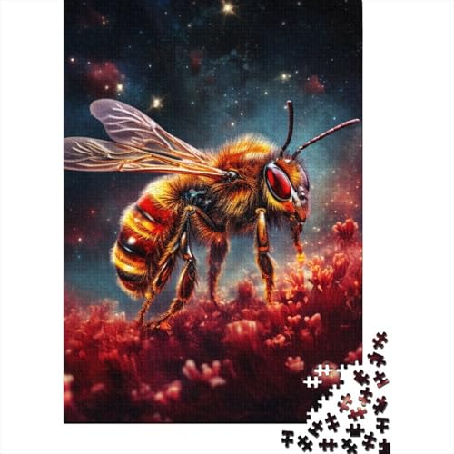 Galaxy Bees Puzzle für Erwachsene, 300-teiliges Puzzle für Erwachsene, Puzzle für Jugendliche und Erwachsene, 300-teiliges Holzpuzzle, 300 Teile (40 x 28 cm) von BaoFFF