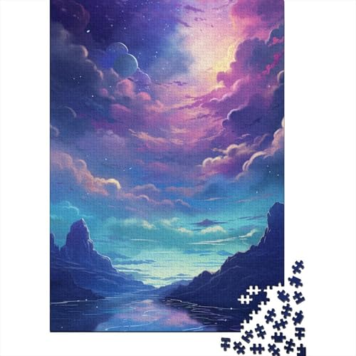 Mountain of Dreams Puzzle 1000 Teile für Erwachsene und Teenager ab 12 Jahren, 1000 Teile (75 x 50 cm) von BaoFFF