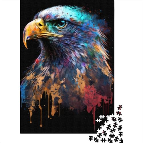 Paintsplash Adler-Puzzle für Erwachsene, 300-teiliges Puzzle für Erwachsene und Teenager, Puzzles für Erwachsene, Lernspiel, Herausforderungsspielzeug, 300 Teile (40 x 28 cm) von BaoFFF