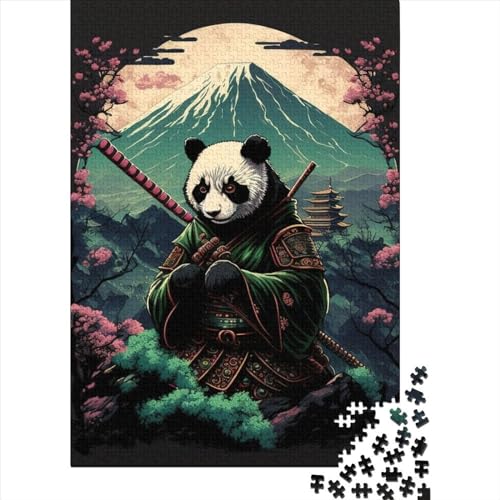 Panda-Puzzles für Erwachsene, 1000 Teile, Holzpuzzles für Erwachsene, Puzzles, Puzzles für Erwachsene, Lernspiel, Herausforderungsspielzeug, Geburtstagsgeschenk, 1000 Stück (75 x 50 cm) von BaoFFF