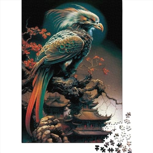 Phoenix Chimerical Puzzle für Erwachsene und Jugendliche, 500 Teile Puzzle, Puzzle für Erwachsene, Denksportaufgaben, Puzzles für Erwachsene, Thanksgiving-Geschenke, 500 Teile (52 x 38 cm) von BaoFFF