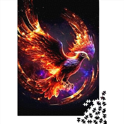 Phoenix-Puzzle für Erwachsene und Jugendliche, 1000 Teile, Puzzle für Erwachsene, nachhaltiges Puzzle für Erwachsene, Spiele, Geburtstagsgeschenk, 1000 Teile (75 x 50 cm) von BaoFFF