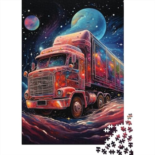 Puzzle 1000 Teile, Galaxy Fire Engine, kreatives quadratisches Puzzle für Teenager, Holzpuzzle, Puzzle für Erwachsene, Geschenke 1000 Stück (75 x 50 cm) von BaoFFF