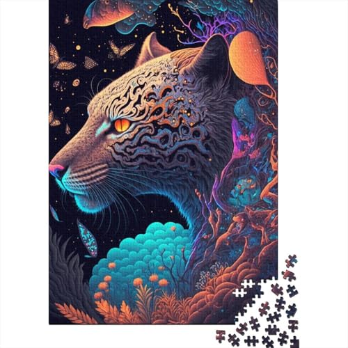 Puzzle 1000 Teile, Spirits of Nature6, quadratische Puzzles für Erwachsene und Holzpuzzles, Heimdekoration, Puzzlespielzeug, 1000 Teile (75 x 50 cm) von BaoFFF