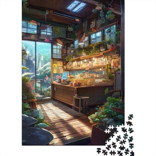 Puzzle 1000 Teile für Erwachsene, Puzzle im japanischen Stil für Erwachsene, Holzpuzzle, tolles Geschenk für Freunde und Familie, 1000 Teile (75 x 50 cm) von BaoFFF