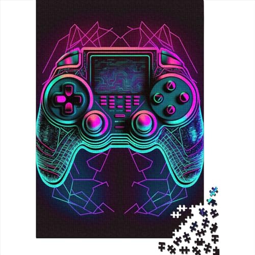 Puzzle 300 Teile Neon Game2 Puzzles für Erwachsene Holzpuzzle Puzzles für Erwachsene Geburtstagsgeschenk 300 Teile (40x28cm) von BaoFFF