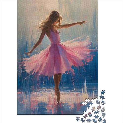 Puzzle Balletttanz, 1000-teiliges Puzzle, Holzpuzzle für Kinder ab 18 Jahren, Geschenke für Freunde und Familie, 1000 Teile (75 x 50 cm) von BaoFFF