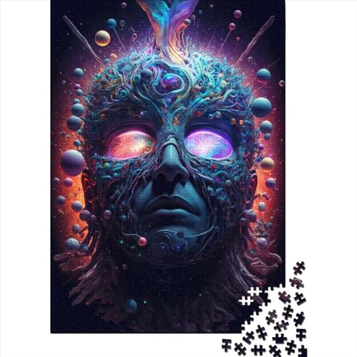 Puzzle für Erwachsene, 1000 Teile, Gesicht Og A God Puzzle, Puzzles für Erwachsene, Lernspiel, Herausforderung, Spielzeug, Geburtstagsgeschenk, 1000 Teile (75 x 50 cm) von BaoFFF