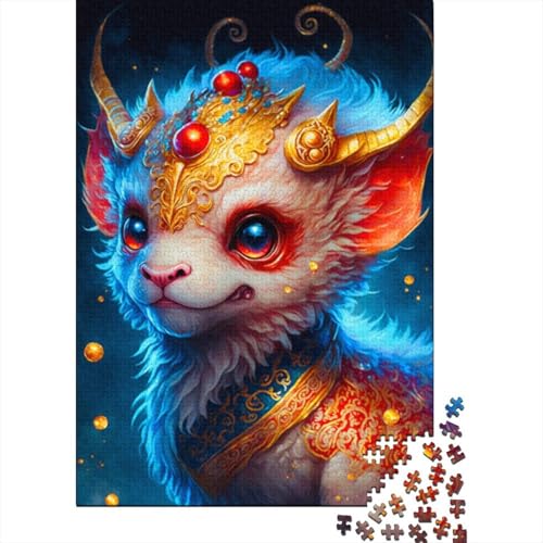 Puzzle für Erwachsene, 1000 Teile, süßes Drachenbaby-Puzzle, Puzzles für Erwachsene, Lernspiel, Herausforderungsspielzeug, 1000 Teile (75 x 50 cm) von BaoFFF