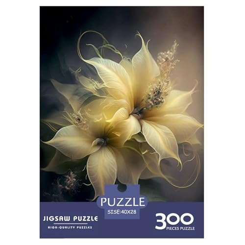 Puzzle für Erwachsene, 300 Teile, Kunstblumen, Holzpuzzle, Puzzle für Erwachsene, Puzzle für Erwachsene, 300 Teile (40 x 28 cm) von BaoFFF