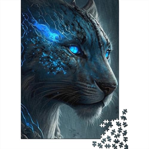 Puzzle für Erwachsene, 300 Teile, Leoparden-Puzzles für Erwachsene und Holzbrett-Puzzles, Spielzeug, Denkspiel, 300 Teile (40 x 28 cm) von BaoFFF