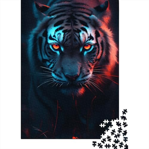 Puzzle für Erwachsene, Anime-Traumtiger, Puzzles für Erwachsene, Lernspiel, Herausforderungsspielzeug, 500 Teile (52 x 38 cm) von BaoFFF